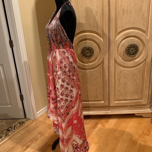 NWT COF 3 Way Floral Embellished Maxi Dress O/S - Picture 2 of 3